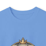 God Money Power Long Sleeve Tee — Vintage Crest Graphic