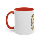 Coffee Mug — "God Money Power" Gold Emblem Accent Mug