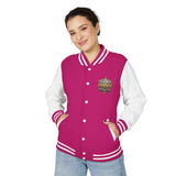 Letterman Jacket — 'God Money Power' Retro Crest Varsity Jacket