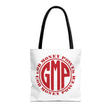 Tote — "GMP (God Money Power)" Red Logo Canvas Tote Bag