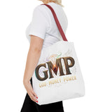 GMP 'God Money Power' Graphic Tote Bag