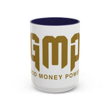 GMP Coffee Mug — "Good Money Power" Accent Ceramic Mug (11/15oz)
