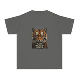 Tiger 'God Money Power' Youth Tee — Graphic Animal Kid's T-Shirt