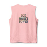 God Money Power Muscle Tank — Faith & Prosperity Graphic Tank Top