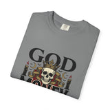 God Money Power- Skull T-Shirt — Gothic Skull Graphic Tee