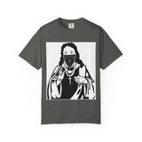 T-Shirt — 'God Money Power' Graphic Tee (Bandana Madonna Front)