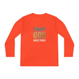 Youth Long Sleeve Tee — GMP GOD Money Power Graphic