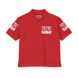 GMP Logo Youth Polo Shirt - Red Branding DryBlend® Kids Jersey Polo