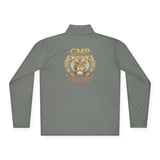 GMP 'God Money Power' Quarter-Zip Pullover – Gold Tiger Crest