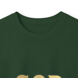 God Money Power Long Sleeve Tee — Inspirational Faith & Wealth Graphic Shirt