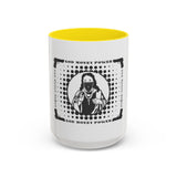 God Money Power Accent Coffee Mug – Bold Streetwear Religious Graphic (11/15oz)