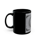 Black Mug — "God Money Power" Graphic Coffee Mug