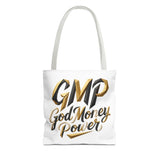 God Money Power (GMP) Tote Bag — Inspirational Faith & Prosperity Canvas Tote