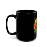 GMP God Money Power Black Coffee Mug — Bold Retro Financial Motivational Design (11oz/15oz)