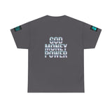 God Money Power Tee — Retro Neon Graphic T-Shirt