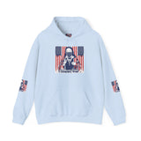 Patriotic Boxer Dog Hoodie — 'God, Money, Power' Americana Pullover