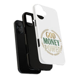 Phone Case — "God Money Power" Inspirational Religious Design