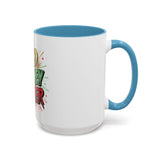 God Money Power Accent Coffee Mug — Bold Motivational Religious Coffee Cup (11/15oz)