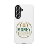 Phone Case — "God Money Power" Inspirational Religious Design