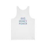 God Money Power Tank Top — Faith & Hustle Graphic Jersey Tank