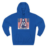Patriotic 'God Money Power' Hoodie — Americana Flag Graphic Fleece Hoodie