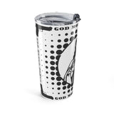 20oz Tumbler — 'So Money Power' Black & White Graphic Travel Mug