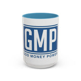 Coffee Mug — GMP (God Money Power) Blue Accent Ceramic Mug