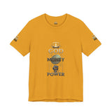 God Money Power T-Shirt — Bold Faith & Hustle Graphic Tee