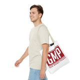 GMP Tote Bag — God Money Power Red Logo All-Over Print Tote