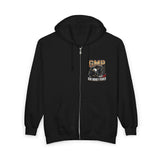 God Money Power (GMP) Zip Hoodie — Vintage Eagle Graphic