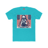 Patriotic Bandana Skull Tee – "Made America Stronger" Graphic T-Shirt