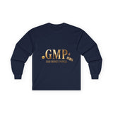 GMP (God • Money • Power) Gold Logo Long Sleeve Tee