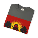 Jesus Money Power T-Shirt — Retro Palm Beach Graphic Tee