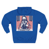 Patriotic 'God Money Power' Hoodie — Americana Flag Graphic Fleece Hoodie