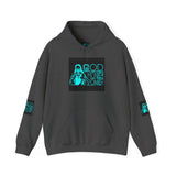 God, Money & Power Hoodie — Neon Retro Graphic Pullover