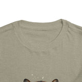 Toddler Tee — Tiger Face "God Money Power" Graphic
