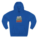 God Money Power Hoodie — Retro Bold Graphic Pullover