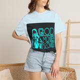 God Money Power T-Shirt — Retro Neon Faith & Hustle Graphic Tee