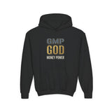 GMP GOD Youth Hoodie — "Money Power" Graphic Pullover