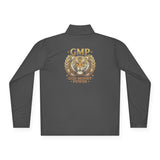 GMP 'God Money Power' Quarter-Zip Pullover – Gold Tiger Crest
