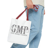 GMP "God Money Power" Printed Tote Bag — Faith & Finance Canvas Tote