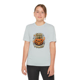 Youth Pumpkin Power Tee - "God Money Power" Halloween Graphic Shirt