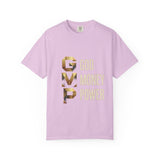 T-Shirt — GVMP Gold Graphic: "God Money Power" Statement Tee