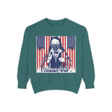God Money Power Sweatshirt — Patriotic Bandana Graphic Crewneck
