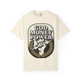 God Money Power Graphic T-Shirt