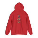 God Money Power- King Crown Hoodie — Vintage Lion & Regal Emblem Graphic