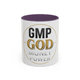 GMP God Coffee Mug — Money Power Inspiration Accent Mug (11/15oz)