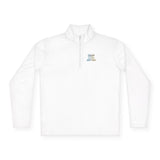 Quarter-Zip Pullover — "GMP GOD" Inspirational Zip-Up Sweatshirt