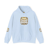 Hoodie — "God Money Power" Gold Emblem Pullover