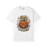 God Money Power- Halloween Pumpkin Graphic T-Shirt